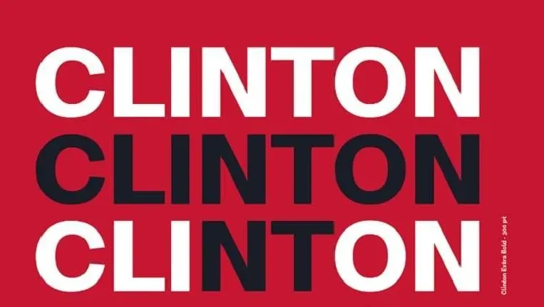 Clinton font