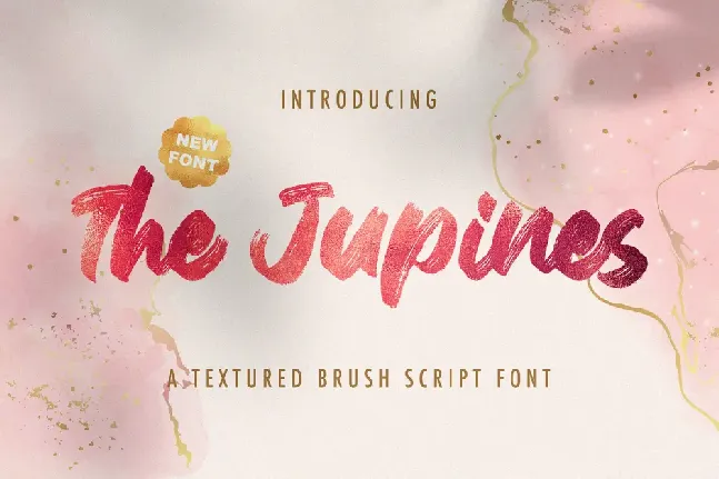 The Jupines font