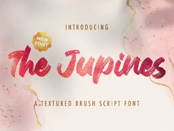 The Jupines font