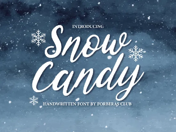 Snow Candy Typeface font