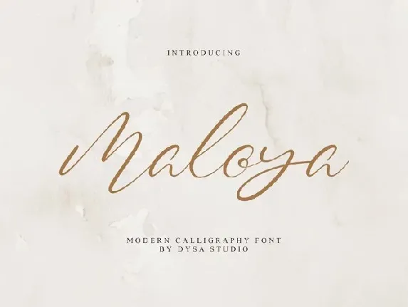 Maloya font