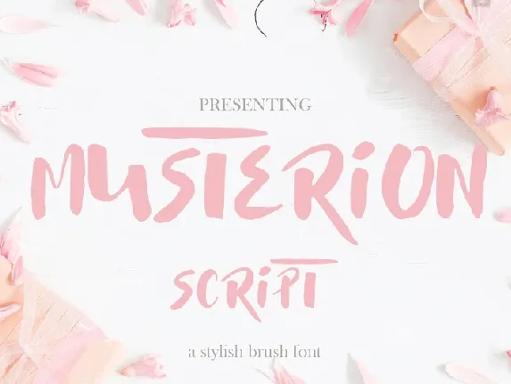 Musterion Brush font