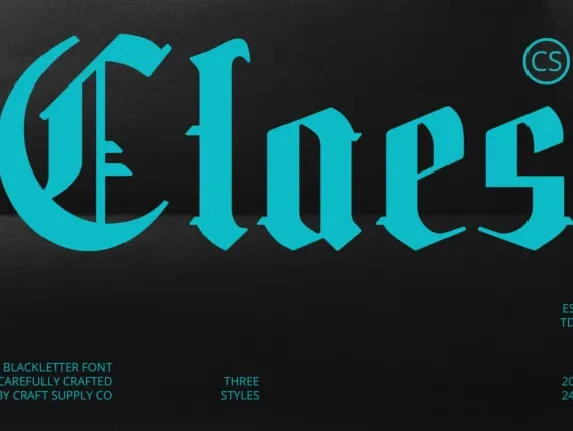 CS Claes font