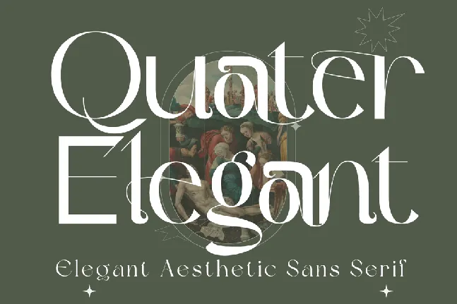 Quater Elegant Demo font