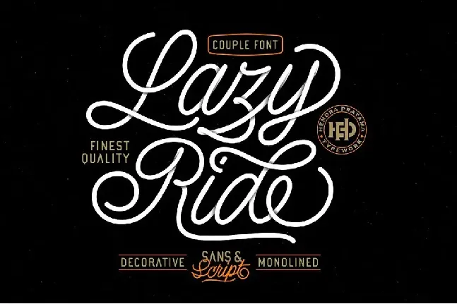 Lazy Ride Script font