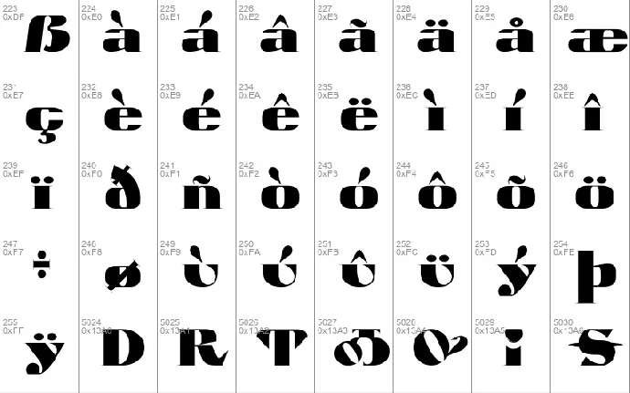 ATUYASDODI font