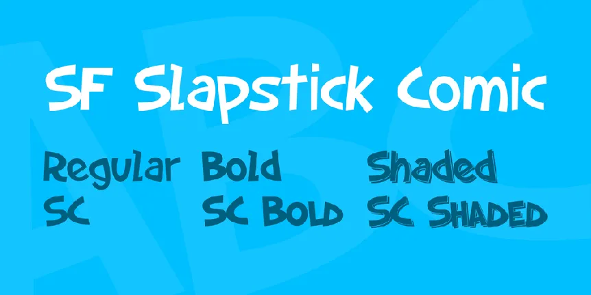 SF Slapstick Comic font