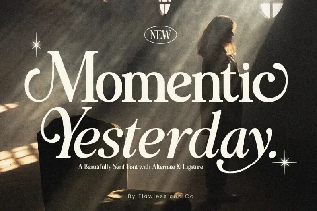 Momentic Yesterday font