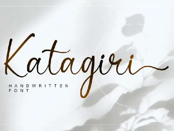 Katagiri font