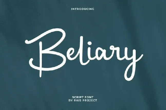 Beliary Script font