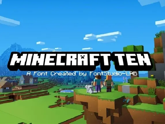 MineCrafter Techno font