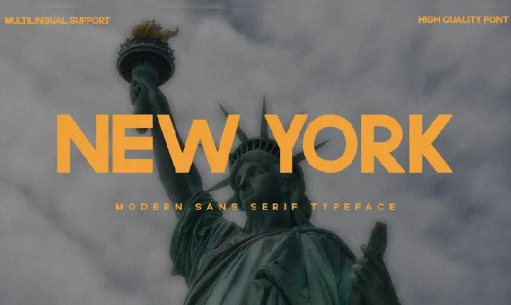 New York font