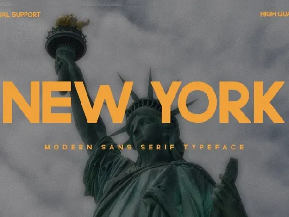 New York font