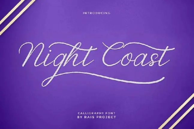 Nightcoast font