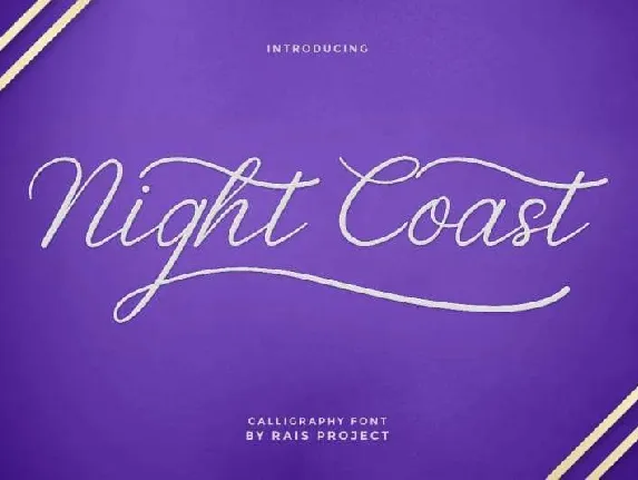 Nightcoast font