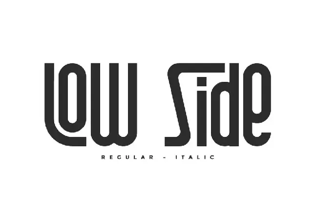 Low Side Demo font