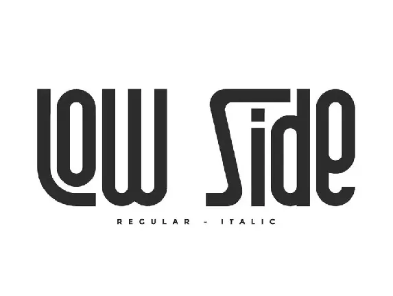 Low Side Demo font