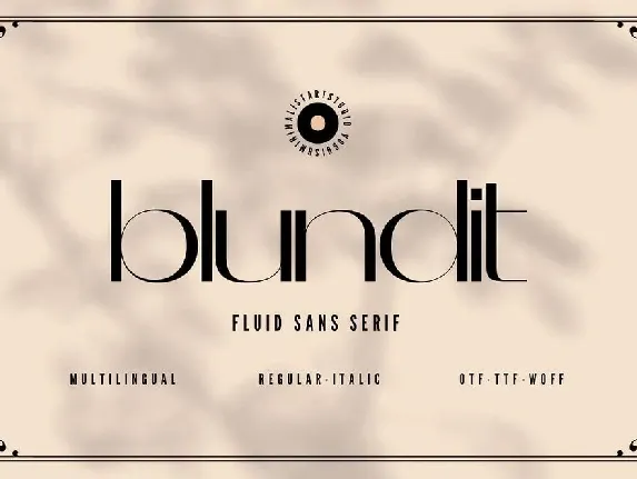 Blundit font