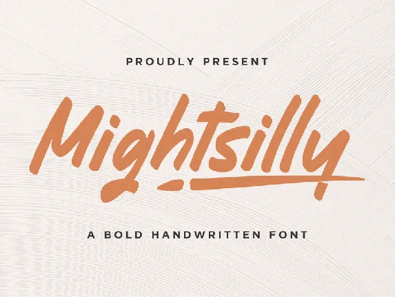 Mightsilly font