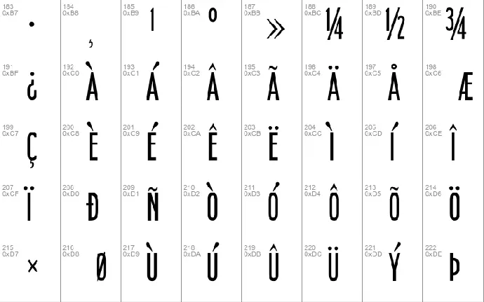 NVDAASDAWADIDOHI font