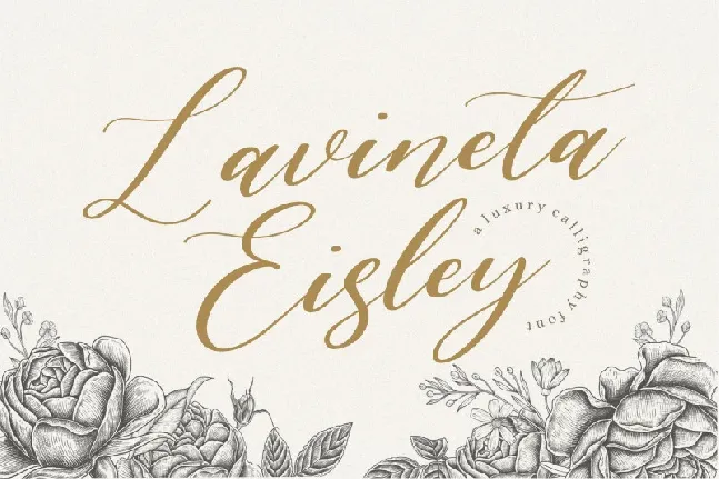 Lavineta Eisley Luxury Calligraphy font