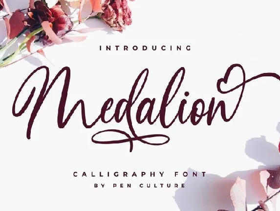 Medalion font