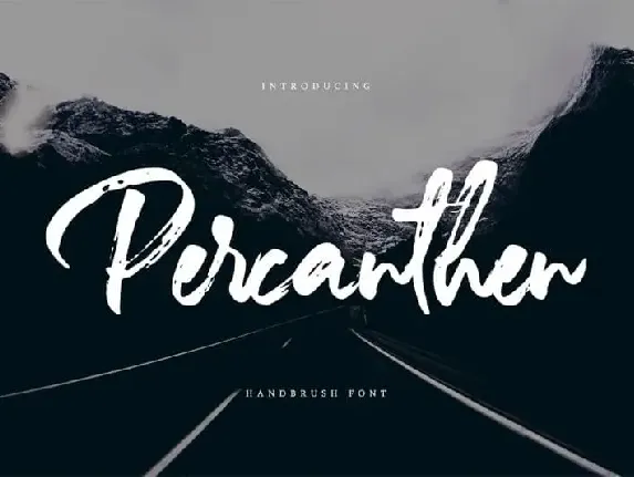 Percanthen Brush font