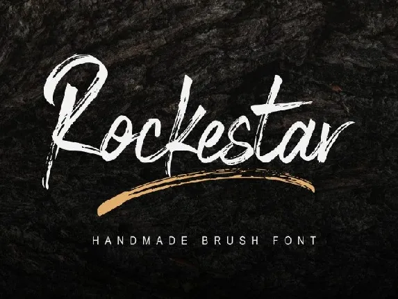 Rockestar Brush font