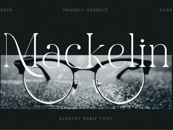 Mackelin Typeface font