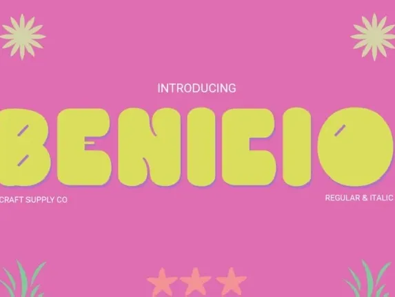 Benicio font