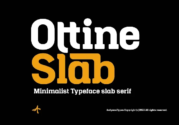 Ottine Slab font