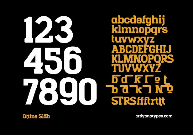 Ottine Slab font