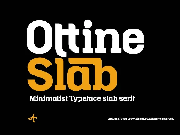 Ottine Slab font