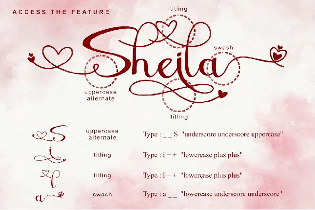 Sheila font