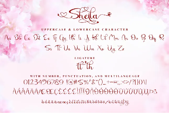 Sheila font