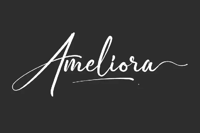 Ameliora Demo font