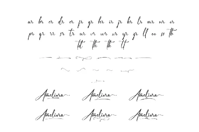 Ameliora Demo font