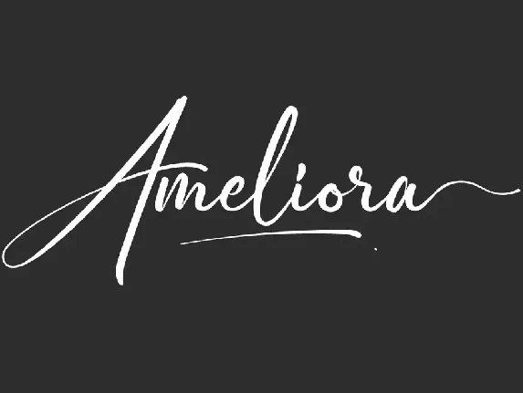 Ameliora Demo font