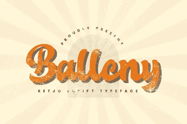 Balleny font