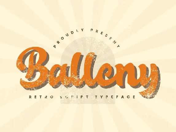 Balleny font