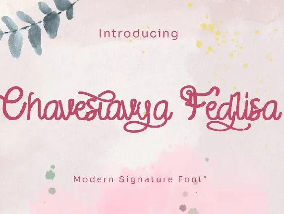 Chaveslavya Fedlisa font