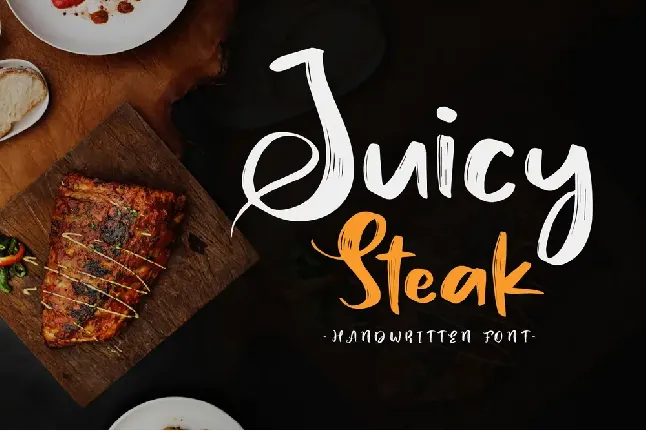 Juicy Steak font