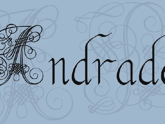 Andrade font