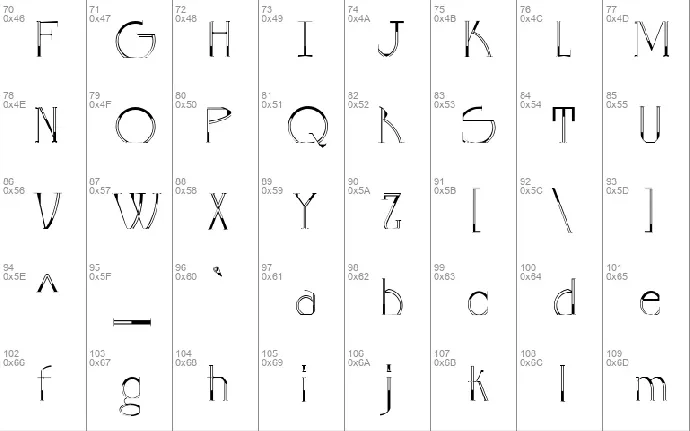 GOLA UNOLE font