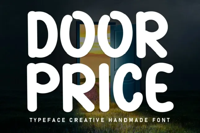 Door Price Display font