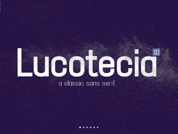 Lucotecia font