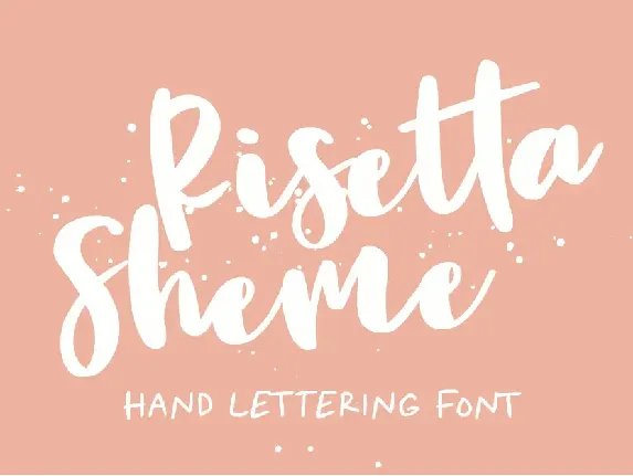 Risetta Sheme font