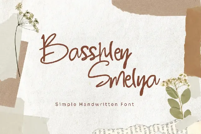 Basshley Smelya font