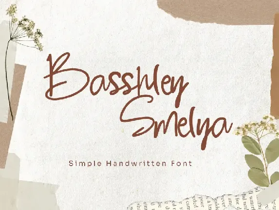 Basshley Smelya font