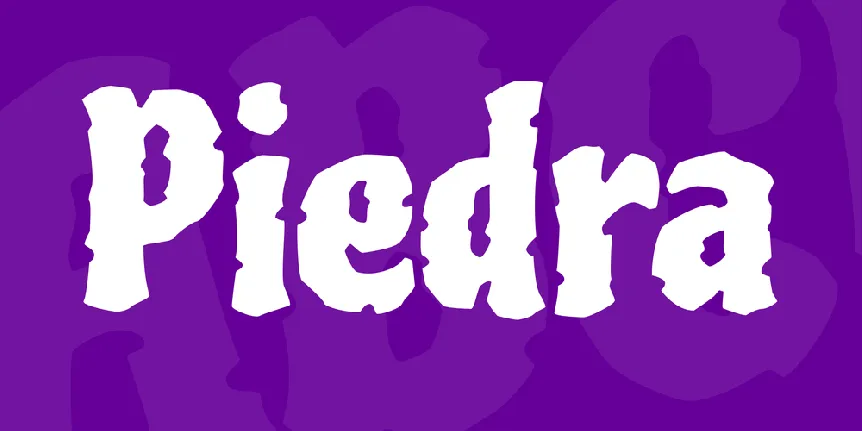 Piedra font